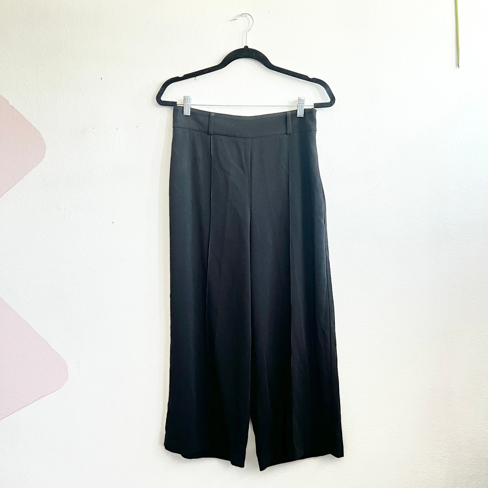 Cynthia Rowley Black Dress Pants Women's Trousers Wide Leg Classic Size 8